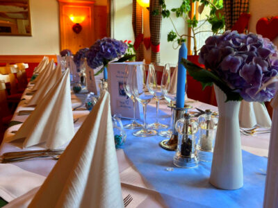 Restaurant Tafel gedeckt