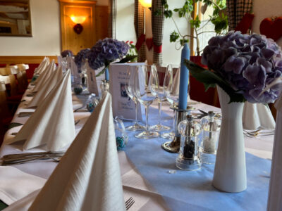 Restaurant Tafel gedeckt